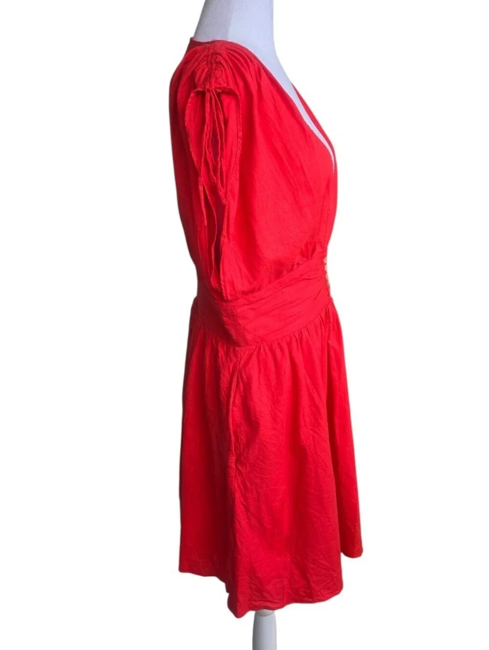 Free People Women's Size Large Orange Coral Dress